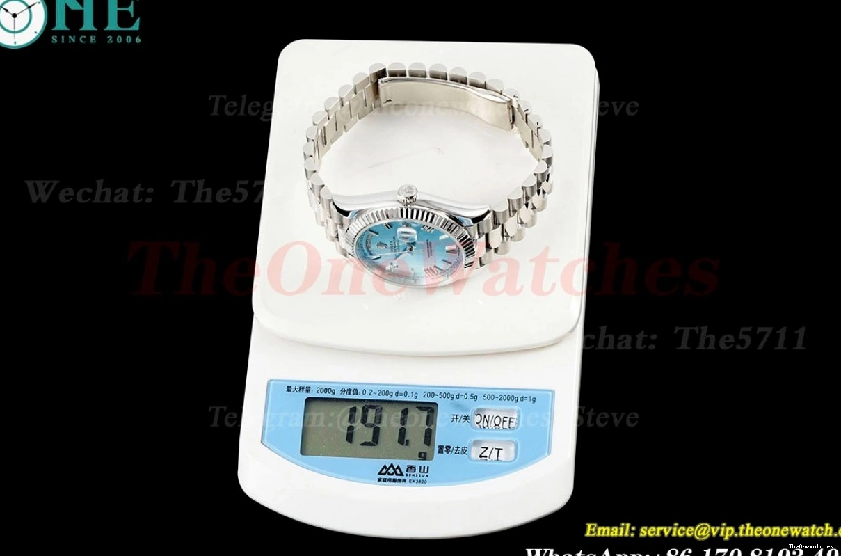 Ice Rmn KF 40mm Blue SS Weight) SS DayDate 228236 VR3255(Gain 0418